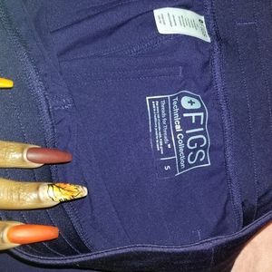 Figs Small Purple Livingston Scrub Pants